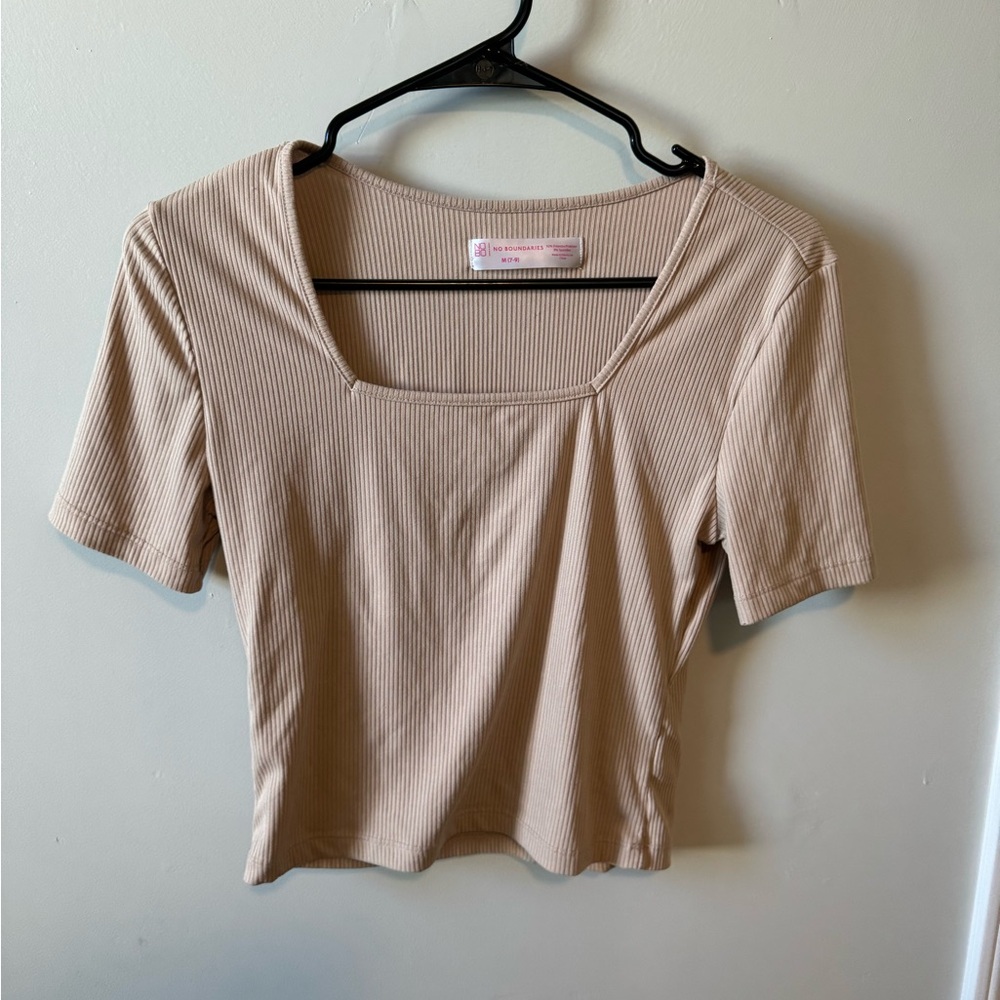 Square neck crop top